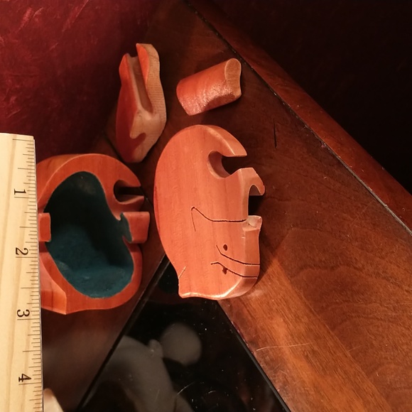 NIB - Hawthorne Direct Wooden Art Cat Puzzle Box - Vintage 1970s - Q8 - Picture 9 of 9